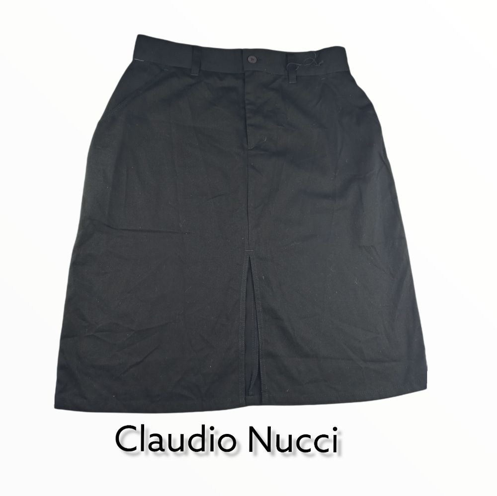 Claudio Nucci Black midi skirt